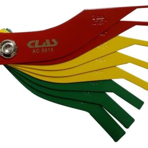 Jauge métal pour mesure épaisseur garnitures de freins - AC 5015 - CLAS Equipements