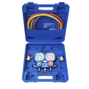 Kit manomètre contrôle pression 2 voies R1234yf spécial climatisation véhicule - AC 9152 - CLAS Equipements