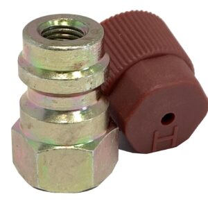 5 raccords rapidesHP R134a x F1/4" sae (5 pcs) spécial climatisation véhicule - AC 9181 - CLAS Equipements