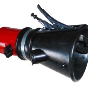 Entonnoir rond ø100mm pince + volet fermetureEntonnoir pince + volet fermeture ø100mm pour aspiration gaz d'échappement - AG 0035   - CLAS Equipements