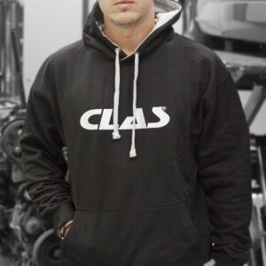 Sweat shirt bicolore à capuche (taille S) 80% coton peigné / 20% polyester - AP 5200 - CLAS Equipements