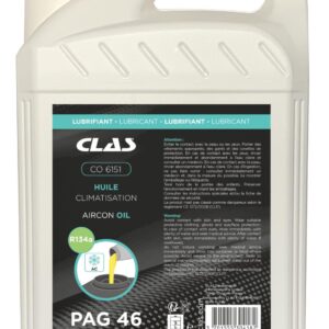 Huile climatisation PAG 46 5l pour gaz R134a - CO 6151 - CLAS Equipements