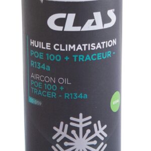 Huile climatisation poe 100 250ml + traceur - r134a - CO 6159 - CLAS Equipements