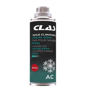 Huile climatisation poe 80 250ml pas pour sanden - r134a - CO 6170 - CLAS Equipements