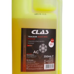 Flacon 2 bouchons 350ml d'additif UV (base PAG) R1234yf - CO 6261 - CLAS Equipements