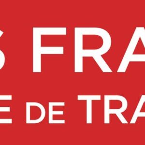 Banderole signalisation "Limite zone de travail" 100 x 20cm - EG 0015 - CLAS Equipements