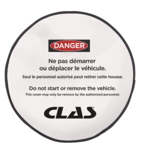 Housse de volant danger pour condamner véhicules à inspection - EG 0031 - CLAS Equipements