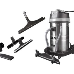 Aspirateur eau et poussiere 2x1000W 230V 80 litres + racleur frontal 600mm - EG 0045 - CLAS Equipements