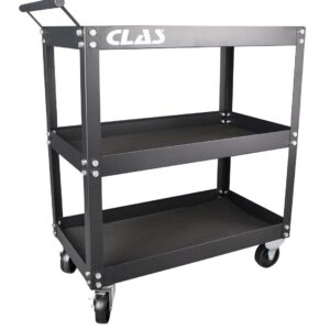 Servante d'atelier 3 plateaux 210Kg L.766 x l.415 x H.840 mm - EG 0083 - CLAS Equipements