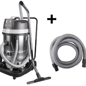 Aspirateur eau et poussière 2x1000W 230V 80 litres + flexible 4M - EG 1040 - CLAS Equipements