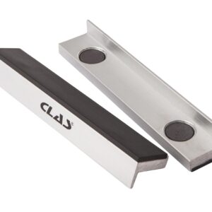 Jeu de 2 mors magnétiques 150mm revêtement caoutchouc pour étau OM 4066 - EG 7053 - CLAS Equipements