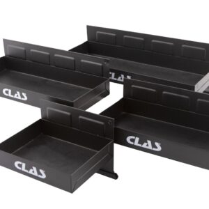Jeu 4 bacs de rangement magnétiques pour servante d'atelier - EG 8004 - CLAS Equipements