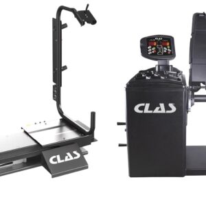 Pack équilibreuse à roues 28'' 230V 90W EQ 1000 + Lève roue semi-automatique EQ 0000 - EQ 0010 - CLAS Equipements