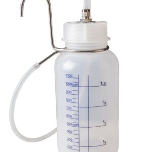 Bidon récupération liquide de frein gradué 1.5L pour purgeurs de freins - HU 1112 - CLAS Equipements