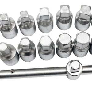 Coffret 18 embouts vidange 3/8" CrV - HU 2002 - CLAS Equipements