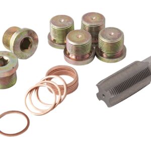 Lot de 6 bouchons + joints + taraud M22x1.5 pour réparation carter - HU 2056 - CLAS Equipements