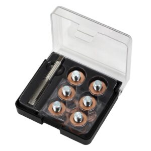 Lot de 6 bouchons + joints + taraud M11x1.5 pour réparation carter - HU 2057 - CLAS Equipements