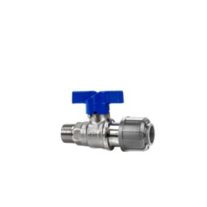 Vanne pour tube ø25 fileté mâle 3/4"G pour réseau d'air comprimé - KR 7053 - CLAS Equipements
