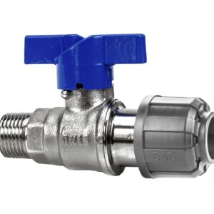 Vanne d'arrêt montage applique 1"1/2 sur réseau ø40 pour réseau d'air comprimé - KR 7062 - CLAS Equipements