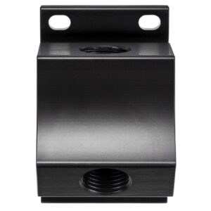 Applique murale alu 3 taraudage F 1/2"G avec purge à percer 1/4" pour réseau d'air comprimé - KR 7078 - CLAS Equipements