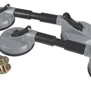 Paire de ventouses ø115mm 60Kg + sangle à cliquet 4,7M - OC 0550BL - CLAS Equipements