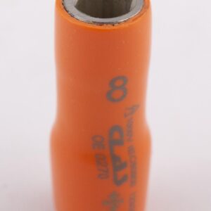 Douille 6 pans femelle isolée 8mm 1/4'' 1000V VDE IEC 60900 CrV - OE 0270 - CLAS Equipements