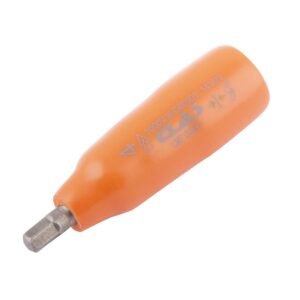 Douille 6 pans male isolée 4mm 1/4'' 1000V VDE IEC 60900 CrV - OE 0281 - CLAS Equipements