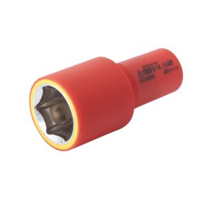 Douille 22mm L.72mm 3/8" isolée 1000V IEC 60900 en Crv - OE 0709 - CLAS Equipements