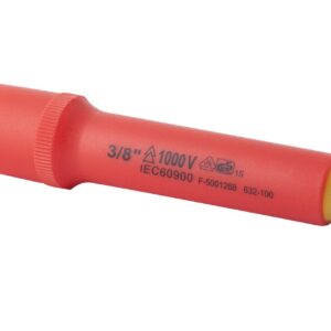 Rallonge L.100mm 3/8" isolée 1000V IEC 60900 - OE 0712 - CLAS Equipements