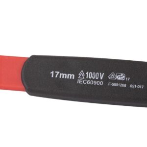 Clé plate 17mm isolée 1000V VDE IEC 60900 en CrV - OE 0727 - CLAS Equipements