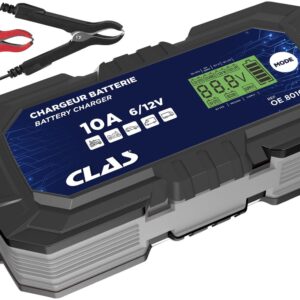 Chargeur de batterie 10A 6/12V pour PL/VUL/VL - OE 8010 - CLAS Equipements