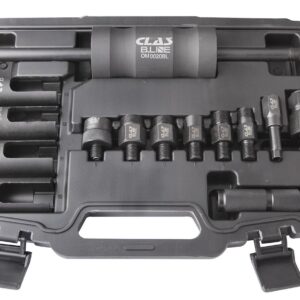 Coffret 14 pcs masse à inertie + adaptateurs extraction injecteurs - OM 0020BL - CLAS Equipements