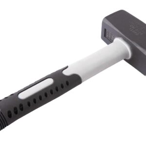 Massette acier forgé 1250g DIN 6475 avec manche à revêtement caoutchouc - OM 0125 - CLAS Equipements