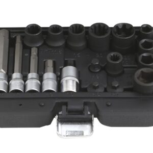 Coffret douilles CrV étrier de frein (18 pcs) - OM 0180 - CLAS Equipements