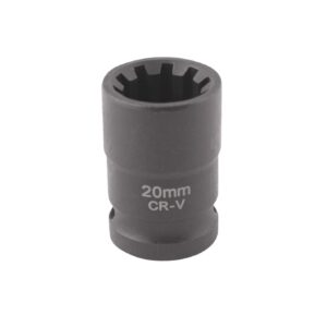 Douille 10 pans 20mm 1/2" CrV pour étrier de frein - OM 0189 - CLAS Equipements