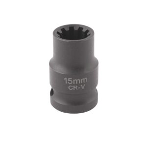 Douille 10 pans 15mm 1/2" CrV pour étrier de frein - OM 0192 - CLAS Equipements