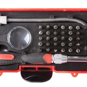 Coffret 33pcs tournevis de précision + embouts et accessoires - OM 0640 - CLAS Equipements