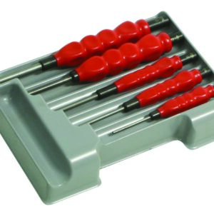 Coffret 5 chasse-goupilles 3 à 8 mm à lame rapportée CrV - OM 0802 - CLAS Equipements