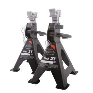 Paire chandelles crémaillères 2T avec goupilles sécurité - OM 3002BL - CLAS Equipements