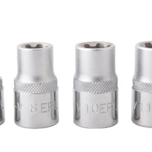 Douilles torx plus EP 6-7-8-10-11-12 L.25mm 1/4" - OM 7019 - CLAS Equipements