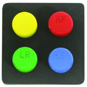 Jeu de 4 embouts purgeurs de pneus valves tpms - OM 7090 - CLAS Equipements