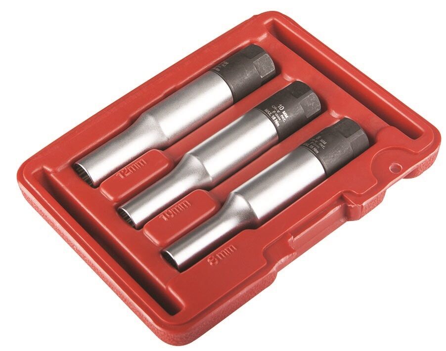 Coffret douilles bougies diesel ø8-10-12mm 3/8" avec limiteur couple - OM 9103 - CLAS Equipements