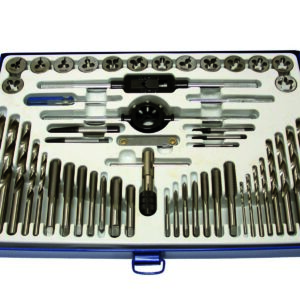 Coffret 52pcs forets HSS, tarauds, filières et accessoires - OM 9222 - CLAS Equipements