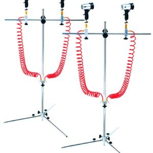 2 supports + 4 pistolets de séchage VENTURI 350L/min pneumatique (Spécial carrosserie) - OP 3520 - CLAS Equipements