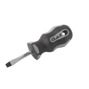 Tournevis fente tom pouce 5.5x38 SVCM et poignée bi-matière PP+TPV - OS 1005 - CLAS Equipements
