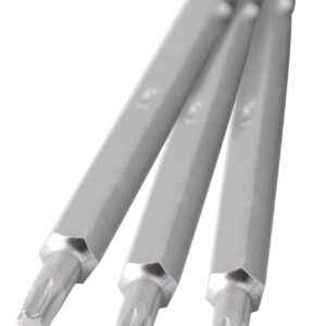 3pcs embouts tournevis à soute T20 L.89mm CrV 1/4" (6,35 mm) - OS 1015 - CLAS Equipements