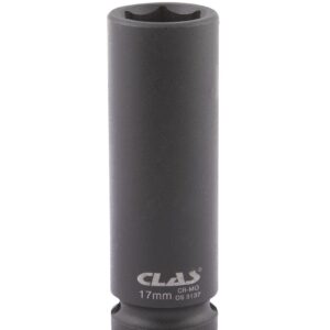 Douille choc 6 pans longue 17mm 1/2" Cr-Mo - OS 3137 - CLAS Equipements