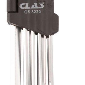 9 clés hexagonales sphériques H1,5-10 acier SVCM - OS 3220 - CLAS Equipements
