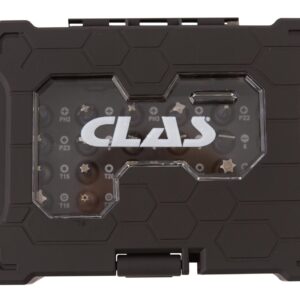 Boite coffret 32 pcs embouts de vissage 1/4" avec code couleurs - OS 3230 - CLAS Equipements