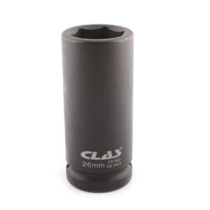 Douille choc 6 pans longue 26mm 3/4" Cr-Mo - OS 3431 - CLAS Equipements